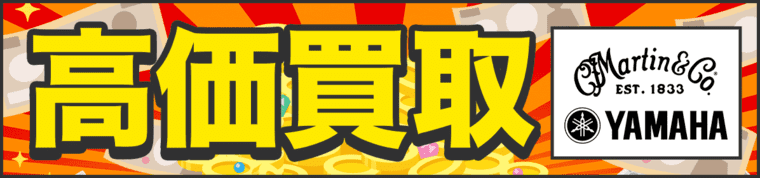 Martin ＆ Yamaha高価買取